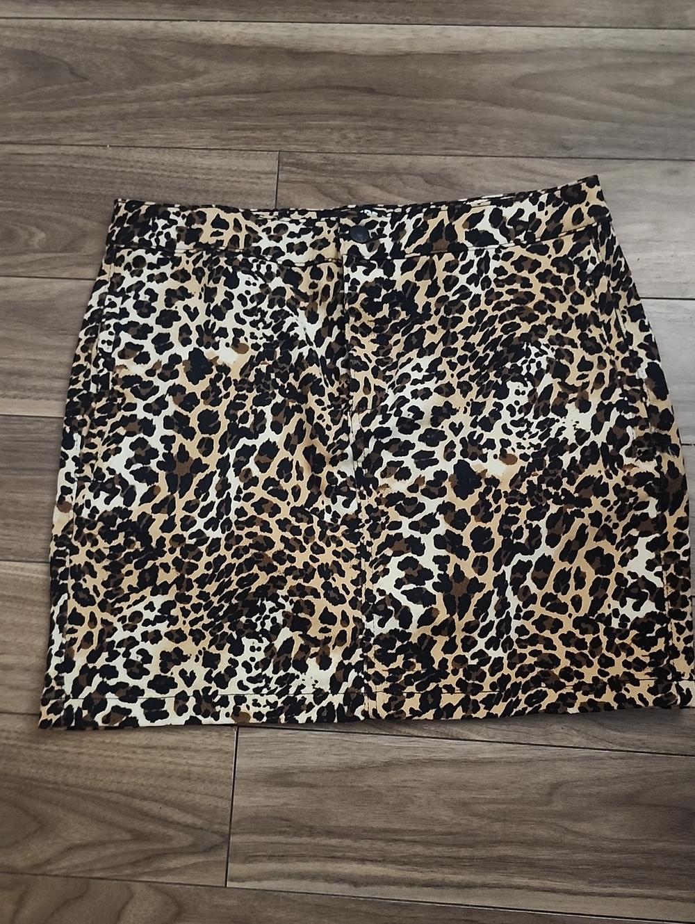 3/$18 🔥Leopard Print Mini Skirt - Brown/Black